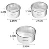 ALLTOP Circle Biscuit Cutter Set –Stainless Steel Baking Supplies for