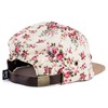 Blackskies Sakura 5-Panel Cap White with Cherry Blossoms Unisex Baseball