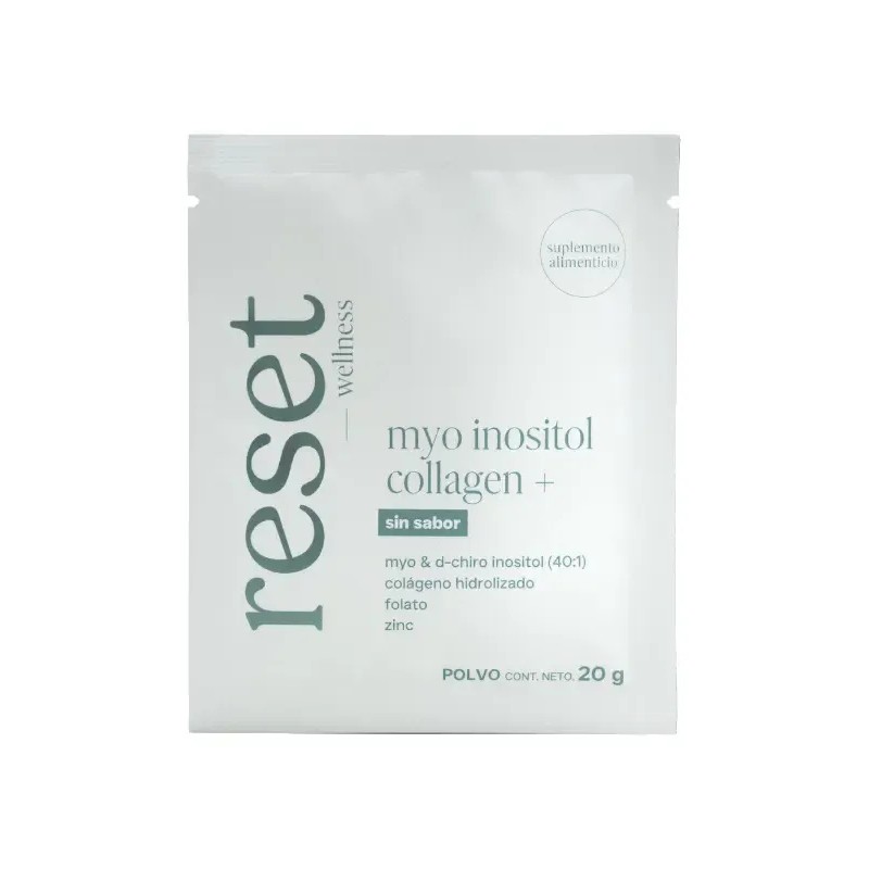 Reset Myo Inositol Collagen+ Sin Sabor En Sachets Caja C/15