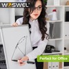 WOSWEL Dry Erase Markers Bulk, 72 Pack Black Fine Tip
