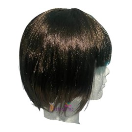 Peluca Corta Lacia Fiestas Cosplay Cabello Colores Disfraz (Cafe)