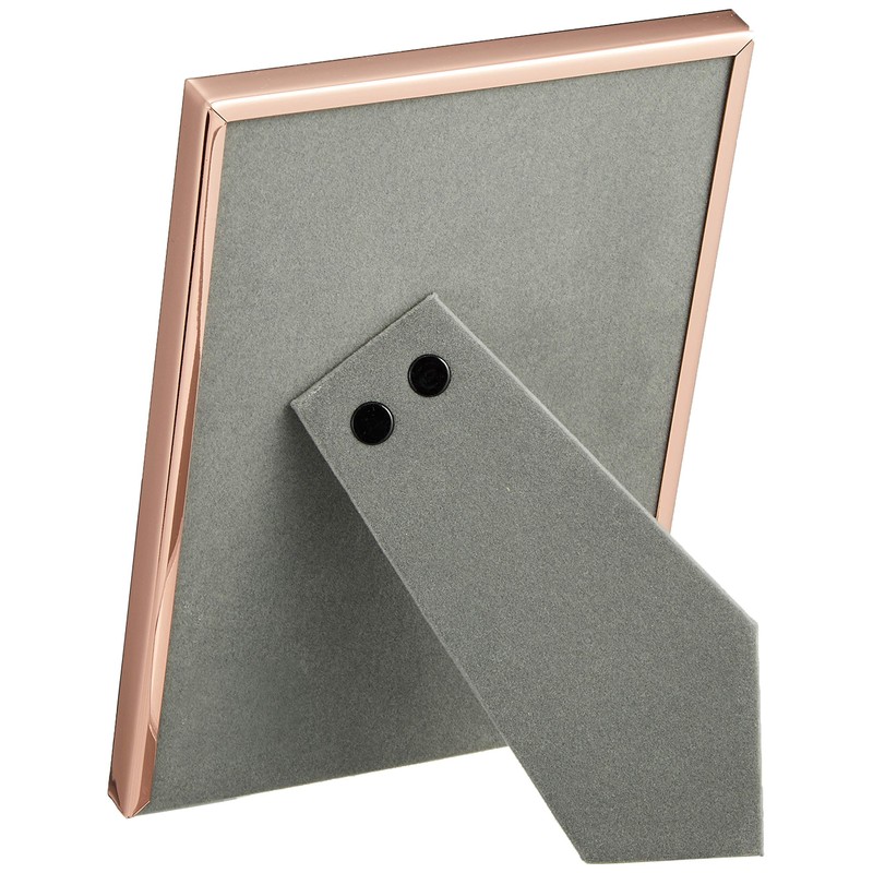FUJICOLOR 505966 1403K Metal Cabinet Size Photo Stand, Pink Gold