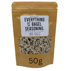 No Salt Everything But The Bagel Seasoning Mix, 50g, New York Style, Season Meats, Eggs and More Mixed Spices