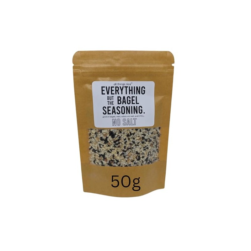 No Salt Everything But The Bagel Seasoning Mix, 50g, New