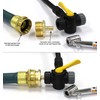 Vibrant Yard Co. LLC Tire Inflation Schrader Valve to Male