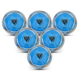 Vizari Soccer Ball for Kids & Youth - Durable Synthetic Leather & Thread-Wound Rubber Bladder - Vibrant Eye-Catching Design Perfect for Outdoor Play & Football Trainings