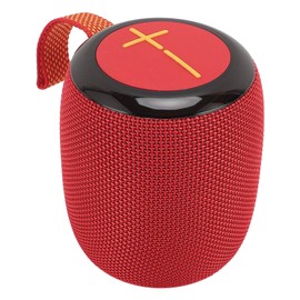 Portable Bluetooth Speaker, RGB Light Effects Small Speaker Water Resistant Surround Sound High Power Wireless Speaker for Outdoor Camping Travel (Red)