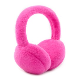 YATANAM Women Ear Muffs Winter Girls White Earmuffs Fuzzy Kids Black Ear Muff Cute Fluffy Ear Warmers Foldable Ear Covers Boy (Rose Red)