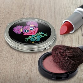 GRAPHICS & MORE Sesame Street Magical Girl Abby Cadabby Compact Travel Purse Handbag Makeup Mirror