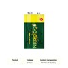 Go Green Power 24005 - 9V Alkaline Batteries, 1pk, 1