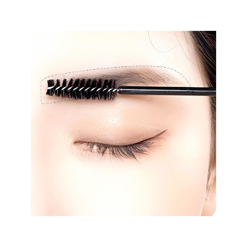 Eyelash Brush Screw Double Comb Eyelash Curler Makeup Tool Cosmetic
