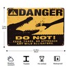 Custom Kraze Danger do NOT Feed The Alligators Reproduction Metal