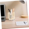 WOONEKY Thickened Glass Beauty Brush Storage Bucket Makeup Brush Holder