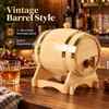 1L Wooden Wine Barrel for Home Bars – Vintage Spigot