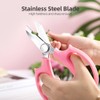 10 Piece Garden Flower Scissors, Sharp Stainless Steel Floral Shears,