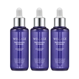 Wellage Hyaluronic Acid Season 3 Real Hyaluronic 2X Ampoule 70ml, 3 pcs. / 웰라쥬 히알루론산 시즌3 리얼 히알루로닉 투엑스 앰플 70ml, 3개
