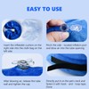 Inflatable Dog Collar, Adjustable Dog Collar, Leak Protection, Blue, L