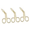 BIUDECO 3pcs Professional Eyebrow Tweezers Comfortable Grip Stainless Steel Kit