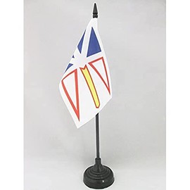 AZ FLAG Newfoundland and Labrador Table Flag 15 x 10 cm – Newfoundland and Labrador Table Flag 10 x 15 cm – Flags