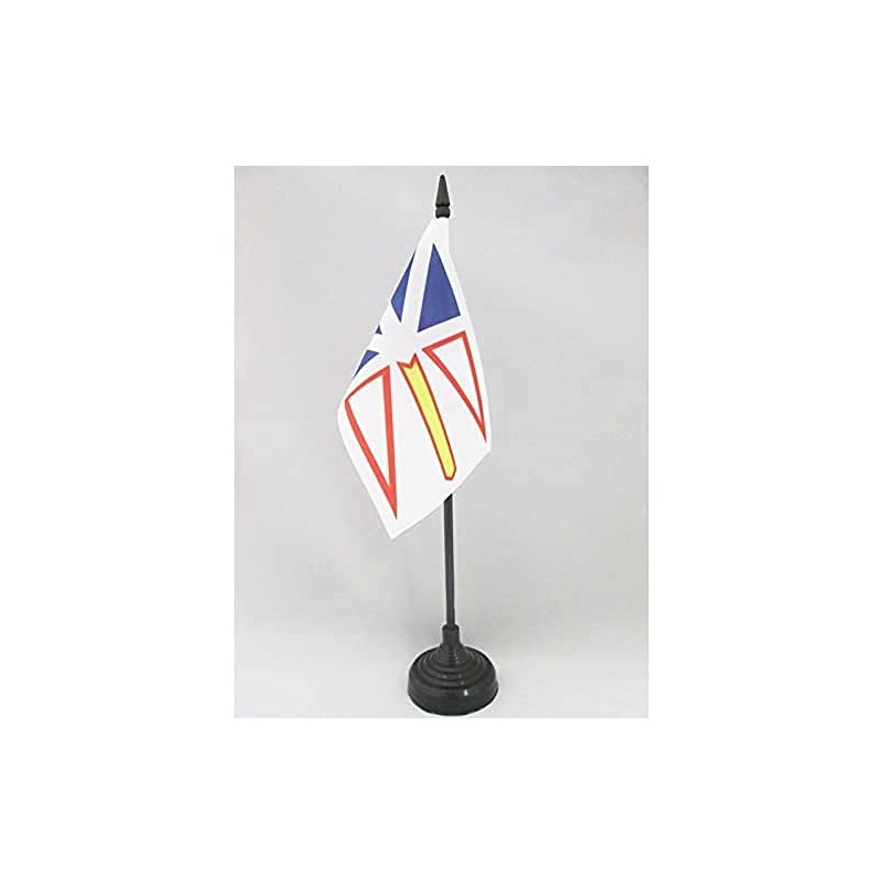 AZ FLAG Newfoundland and Labrador Table Flag 15 x 10