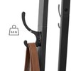 VASAGLE Coat Rack, Coat Stand with 3 Shelves, Hall Tree