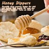 50Pcs/Set Household Wooden Portable Mini Jam Honey Dipper Jar Dispensing