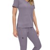 Natural Uniforms Womens Ultra-Soft Luxe Stretch Jogger Scrub Set with