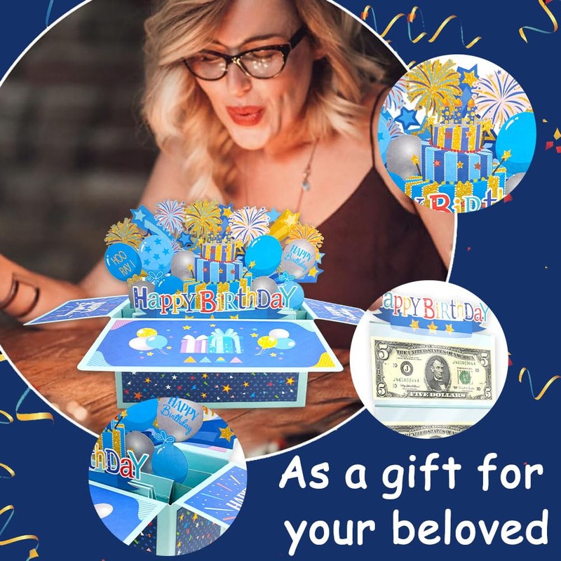 Money Gift Box Surprise Gift Box with Pull-Out Money DIY