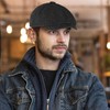 YEWCEP Men's Flat Cap, Peaked Cap, Flat Cap, Newsboy Cap,