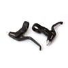 Clarks Cycle Systems CLK-2B V-Brake Alloy Brake Levers, Full Black,