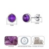 Philip Jones Amethyst Stud Earrings