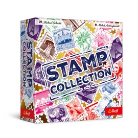 Trefl 02544 Stamp Collection - Family Game, Stamp Collection, Philately, Planning, Game for Adults and Children from 8 Years, Multicoloured