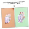 Baluue 11pcs Rainbow Glitter Toenail Stickers Stunning Summer Nail Art