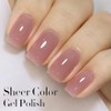 Double Rhythm 15 ML Gel Nail Polish Pure Sheer Same