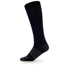 STOIC Merino Light Compression Socks Knee Socks with Merino Content, Dark Blue / Monsoon
