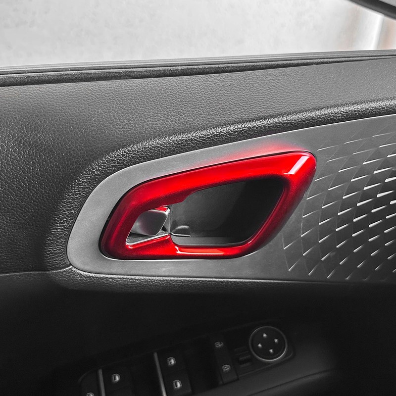 JUIVEEL Inner Door Handle Bowl Cover Trim Interior,Inner Door Handle