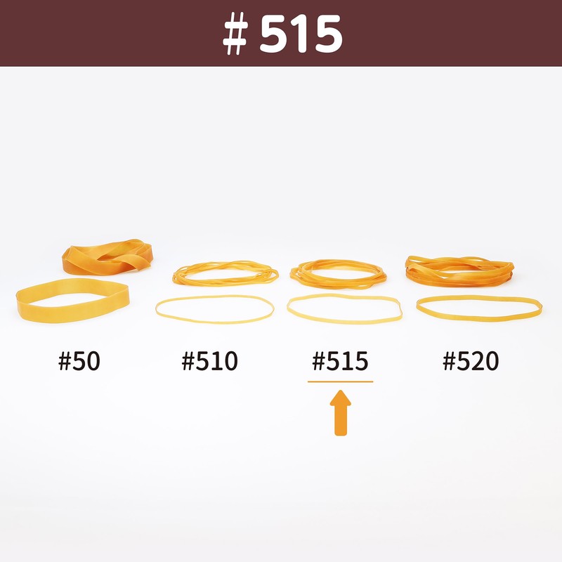 Rubber Band #515 < 17.6 oz (500 g) Transparent Bag