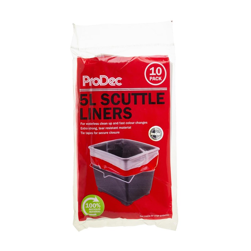 ProDec 10 pcs 5 litre Recycled Plastic Paint Scuttle Liners