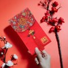 KALLORY Red Envelopes Wedding Congratulation Bags Chinese Style Money Envelopes