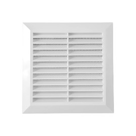 Vent Systems 125mm Outdoor Vent Cover - Bathroom Exhaust Vent Pipe - Outdoor Vent Cover - Vent Keeps Insects, Birds and Rodents - White 12.5cm