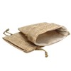 Lot of 24 3.5x5 Inch Burlap Gift Bags with Drawstring