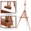 VISWIN Portable Easel for Painting with Bag, Tilting Flat &