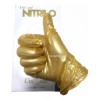 UniSeal Guante Nitirlo Metalico Dorado 100pz