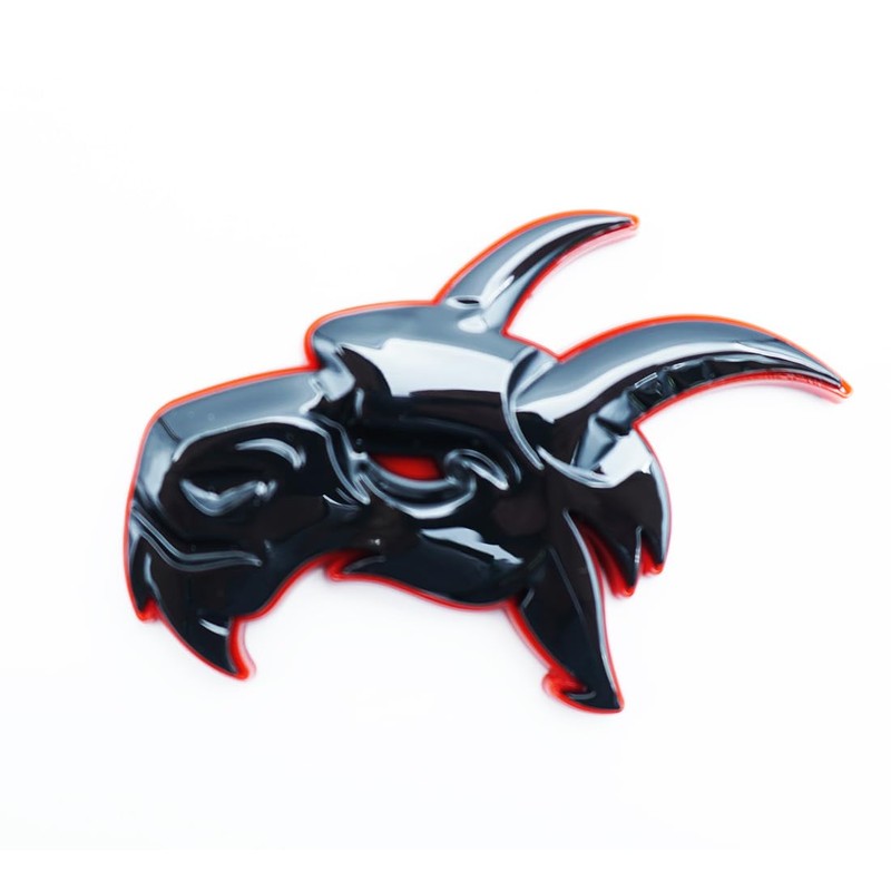 2pcs Custom Head Side Emblems 3D Badges Nameplate Replacement for