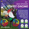 Bike Spinner Forest Gnome 30" – Whimsical Woodland Design, Weather-Resistant