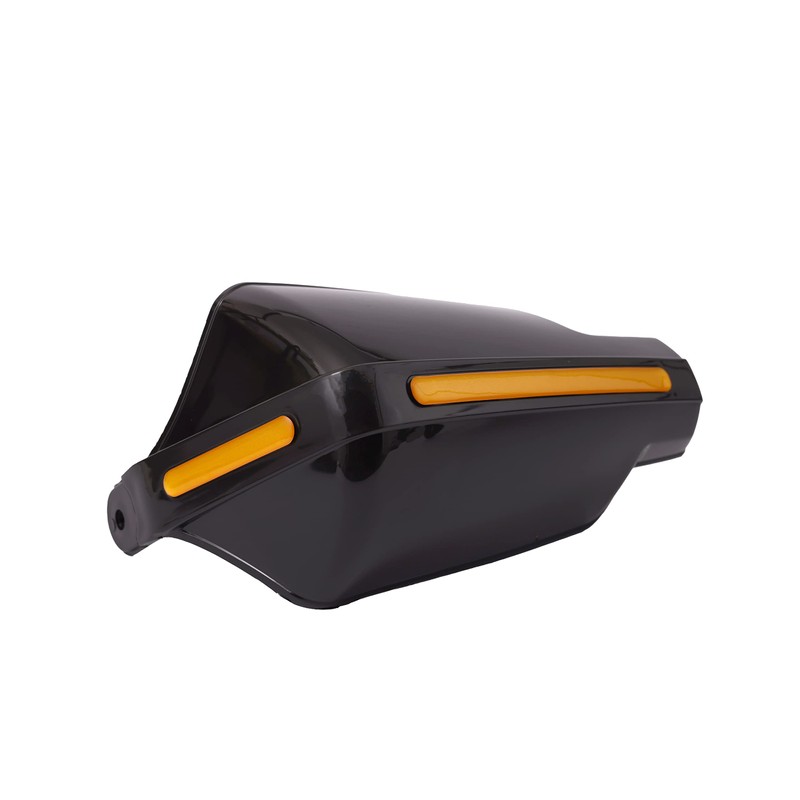 Pair 22 mm 7/8 Inch Black Motorcycle Hand Guards Hand