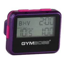 Gymboss Interval Timer and Stopwatch - Violet/Pink Metallic Gloss