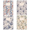 etmamu 1074 Set of 4 Notebooks A5 | Chinoiserie Asian