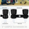 RV Shower Faucet Black - Camper Shower Faucet Valve, RV