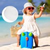 Cooraby Sombrero de sol para bebé, de ala ancha, ajustable,